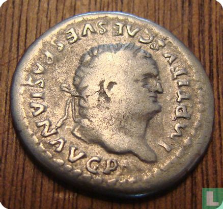 Romeinse Rijk, AR Denarius,79-81 AD, Titus, Rome, 80 AD - Afbeelding 1