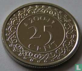 Suriname 25 Cent 2004 - Bild 1