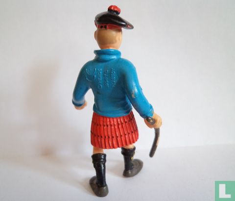 Tintin en costume traditionnel écossais (kilt) - Image 2