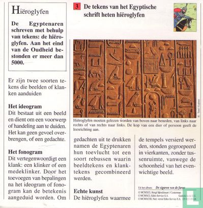 Geschiedenis: Hoe heten de tekens van het Egyptische schrift? - Image 2