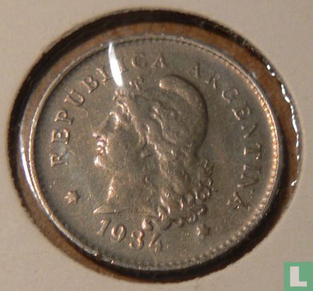Argentinien 10 Centavo 1934 - Bild 1