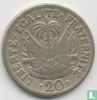 Haiti 20 centimes 1970 - Image 2