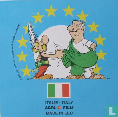 Asterix landensticker Agfa Film