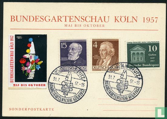 Exposition horticole fédérale Köln 1957
