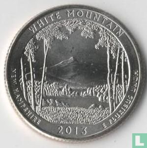 Verenigde Staten ¼ dollar 2013 (D) "White Mountain" - Afbeelding 1
