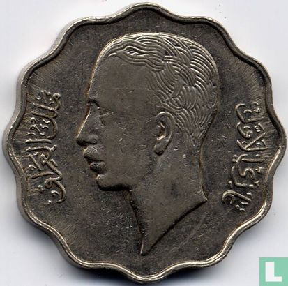 Iraq 10 fils 1938 (AH1357 - nickel) - Image 2