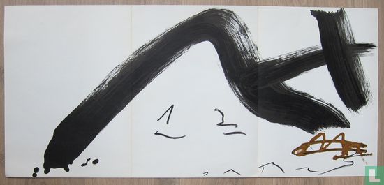 Antoni Tapies - Compositie, 1982