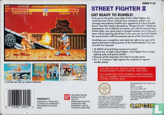 Street Fighter II - Afbeelding 2