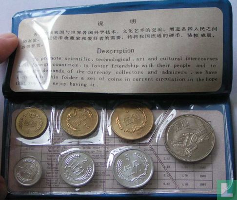 China mint set 1980 - Image 2