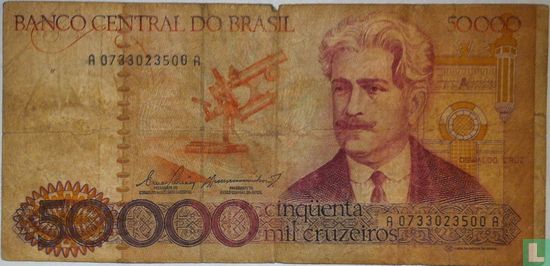 Brésil 50.000 Cruzeiros - Image 1