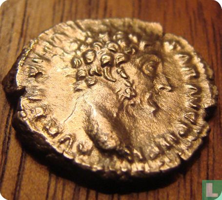 Romeinse Rijk, AR Denarius, 139-161, Marcus Aurelius Caesar 153/154 - Image 1