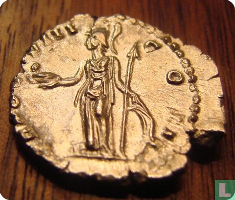 Romeinse Rijk, AR Denarius, 139-161, Marcus Aurelius Caesar 153/154 - Image 2