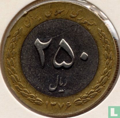 Iran 250 rials 1997 (SH1376) - Image 1