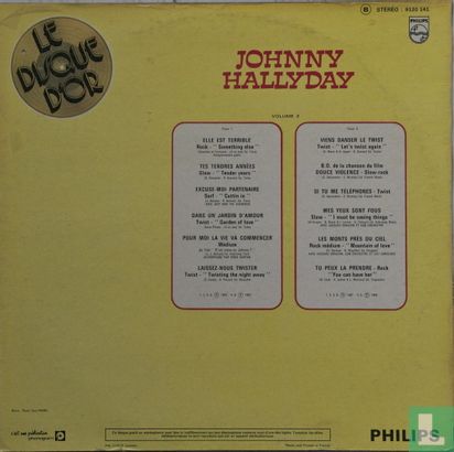 Le disque d'or de Johnny Hallyday, vol. 2 - Afbeelding 2