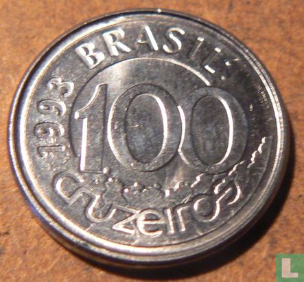 Brazilië 100 cruzeiros 1993 - Afbeelding 1