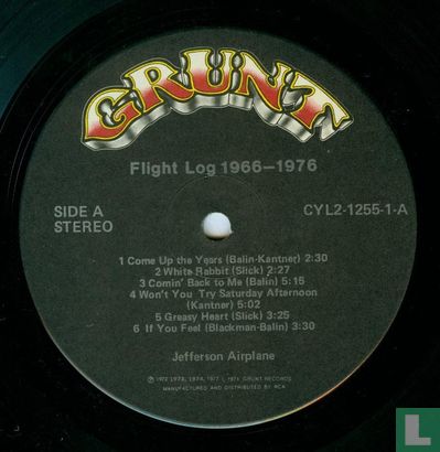 Flight Log 1966 - 1976 - Image 3