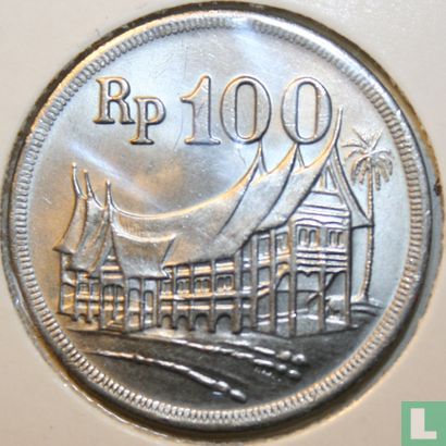 Indonesia 100 rupiah 1973 - Image 2
