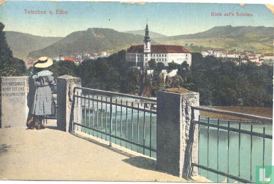 Tetschen a. Elbe Blick auf's Schloss - Afbeelding 1