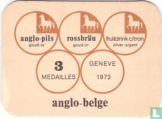 3 medailles Geneve 1972