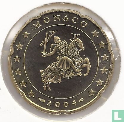 Monaco 20 cent 2004 (PROOF) - Afbeelding 1