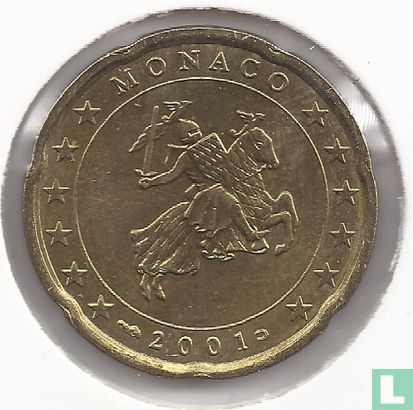 Monaco 20 Cent 2001 - Bild 1