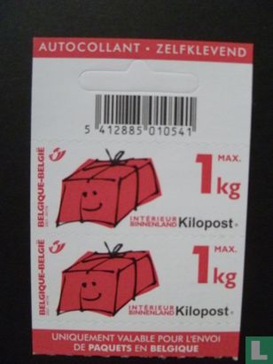Kilopost pakketzegel 1 kg - Afbeelding 1