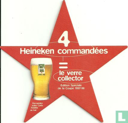 Heineken commandees le verre collector