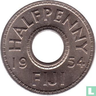 Fiji ½ penny 1954 - Image 1