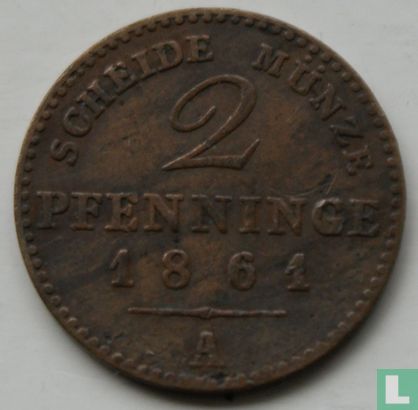 Pruisen 2 pfenninge 1861 - Afbeelding 1