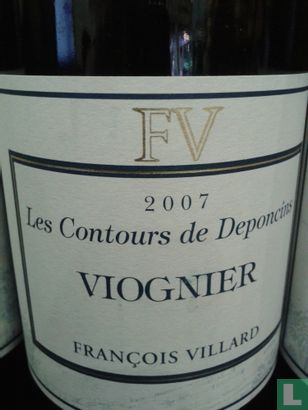 Francois Villard-Les Contours de Deponcins-viognier- 2007 - Afbeelding 1
