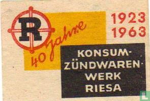 R 40 Jahre 1923 - 1963 