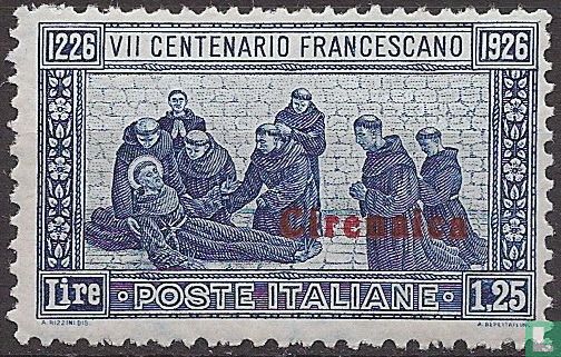Francis of Assisi, with overprint