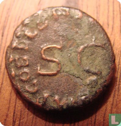 Claudius 41-54 AD, AE Quadrans, Rome - Image 2