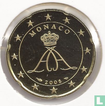 Monaco 20 cent 2006 (PROOF) - Image 1