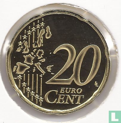 Monaco 20 cent 2006 (PROOF) - Image 2