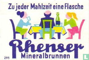 Rhenser - Zu jeder Mahlzeit eien Flasche....