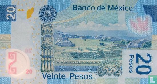 Mexique 20 Pesos  - Image 2