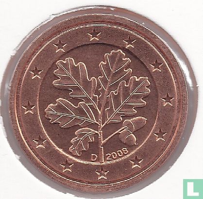 Allemagne 2 cent 2008 (D) - Image 1