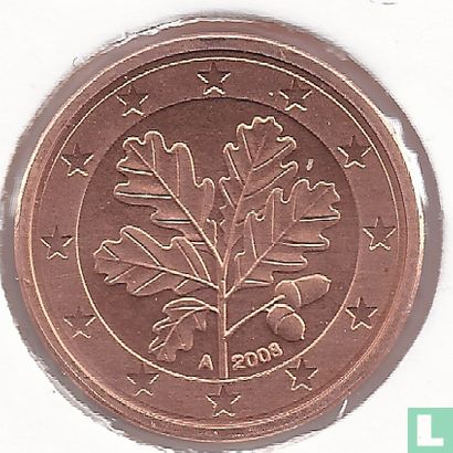 Germany 1 cent 2008 (A) - Image 1