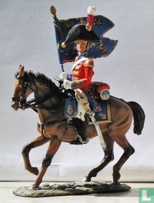Offizier, Fahnenträger, 1. (Royal) Dragoner, 1799 - Bild 1