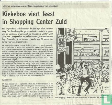 Kiekeboe: Viert feest in shopping center zuid