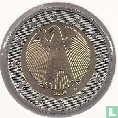 Duitsland 2 euro 2008 (D) - Afbeelding 1