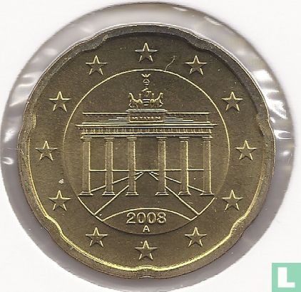 Allemagne 20 cent 2008 (A) - Image 1