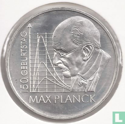 Duitsland 10 euro 2008 "150th anniversary of the birth of Max Planck" - Afbeelding 2