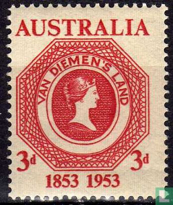 100 Jahre Tasmanian Briefmarken