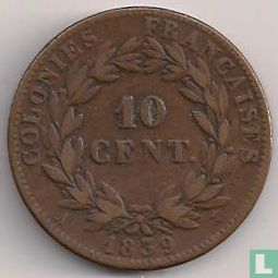 French colonies 10 centimes 1839 - Image 1