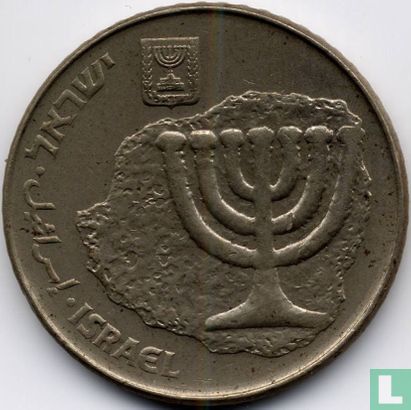 Israël 100 sheqalim 1985 (JE5745) "Hanukka" - Image 2
