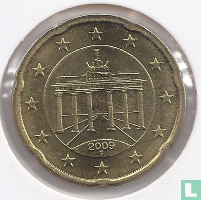 Allemagne 20 cent 2009 (F) - Image 1