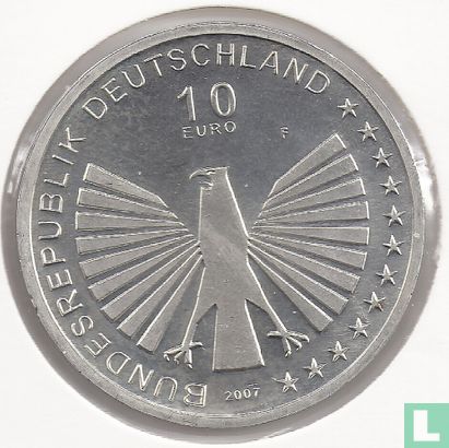 Duitsland 10 euro 2007 "50 years Treaty of Rome" - Afbeelding 1