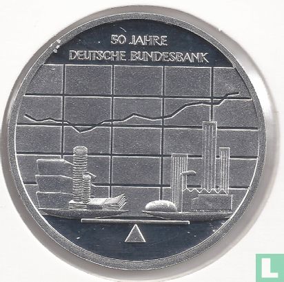 Allemagne 10 euro 2007 (BE) "50 years Deutsche Bundesbank" - Image 2